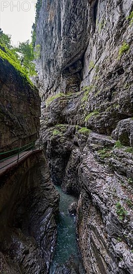 River Breitach in the Breitachklamm gorge near Oberstdorf, Oberallgaeu