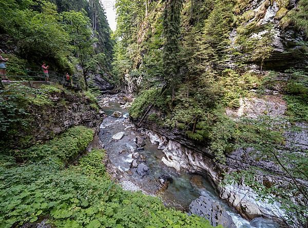 River Breitach in the Breitachklamm gorge near Oberstdorf, Oberallgaeu