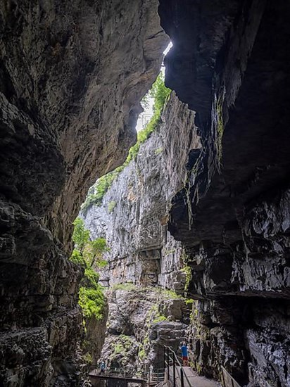 Breitachklamm gorge near Oberstdorf, Oberallgaeu