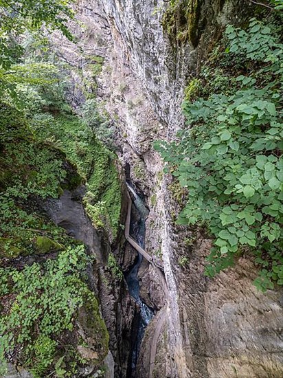 River Breitach in the Breitachklamm gorge near Oberstdorf, Oberallgaeu