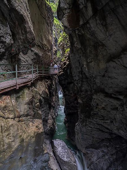 River Breitach in the Breitachklamm gorge near Oberstdorf, Oberallgaeu