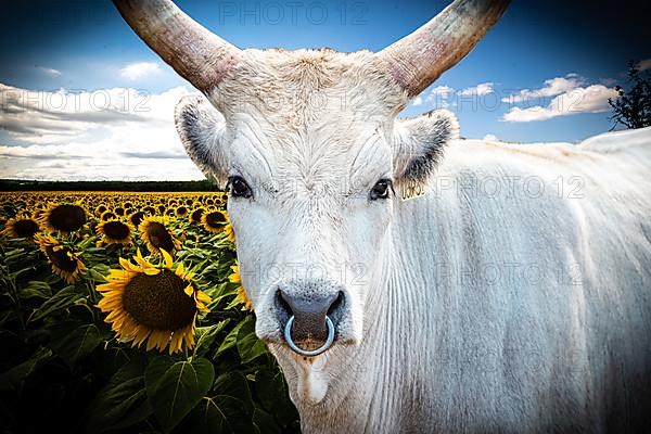 Hungarian Steppe Cattle or Hungarian Grey Cattle, Hungarian Szuerkemarha