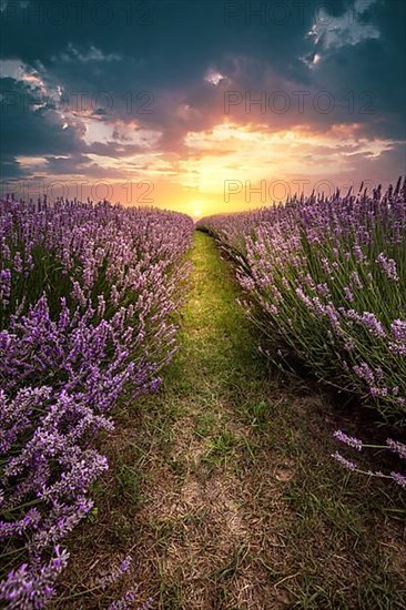 Lavender, purple blossom