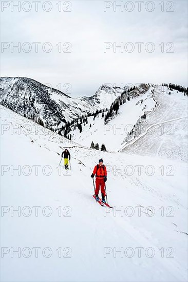 Two ski tourers, Jaegerkamp