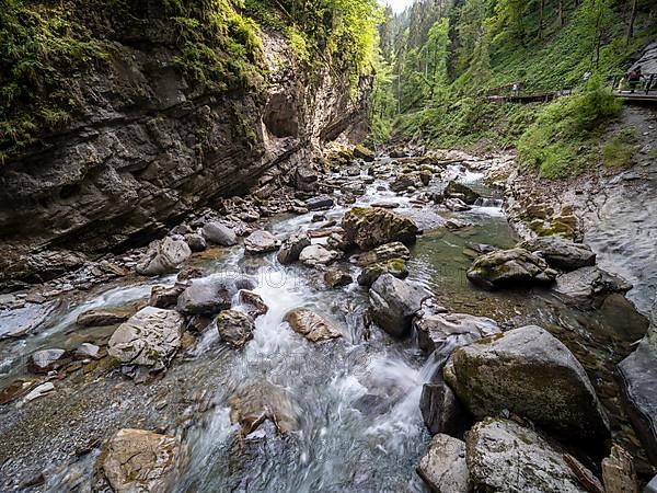 River Breitach in the Breitachklamm gorge near Oberstdorf, Oberallgaeu