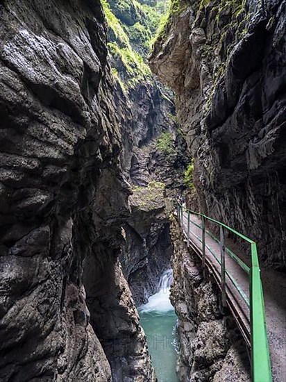 River Breitach in the Breitachklamm gorge near Oberstdorf, Oberallgaeu