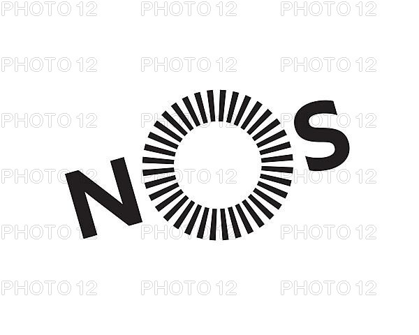NOS Portuguese media company, rotated logo