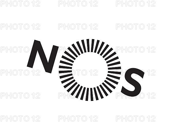 NOS Portuguese media company, rotated logo