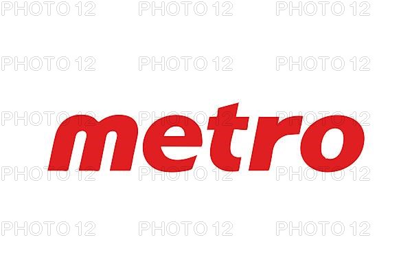 Metro Inc. logo, White background