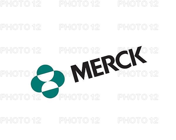 Merck & Co. rotated logo, white background
