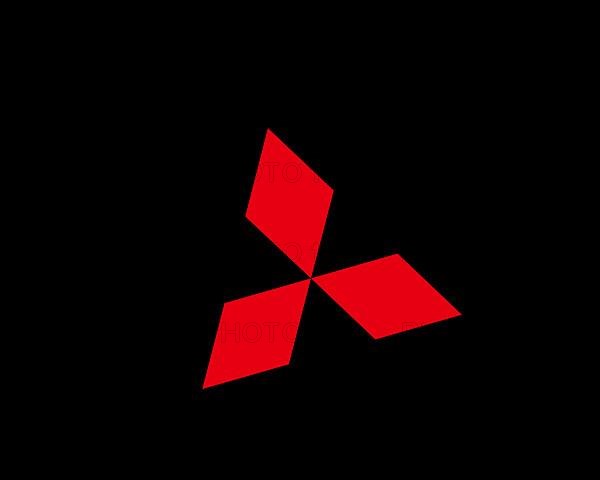 Mitsubishi, rotated logo