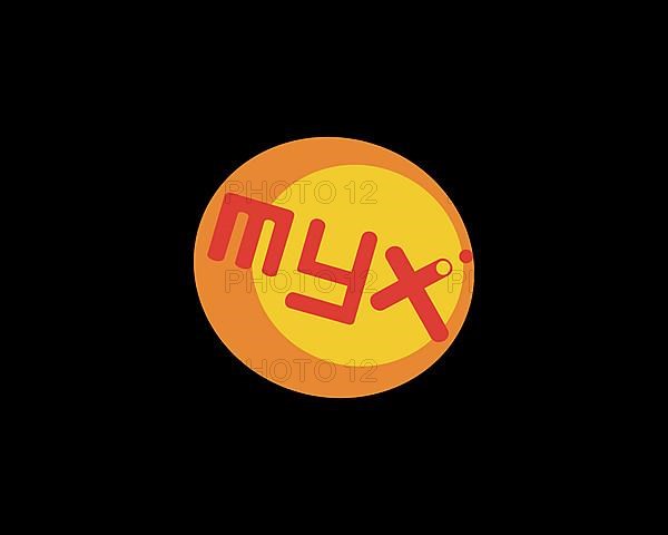 Myx, rotated logo