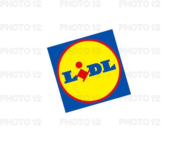 Lidl, rotated logo