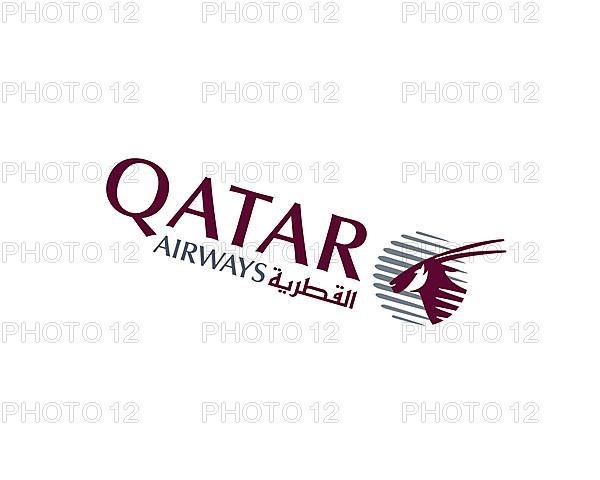 Qatar Airways, rotated logo