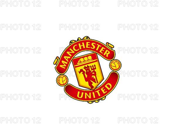 Manchester United F. C. Rotated Logo, White Background