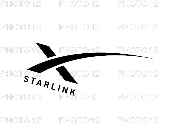 Starlink satellite constellation, rotated logo