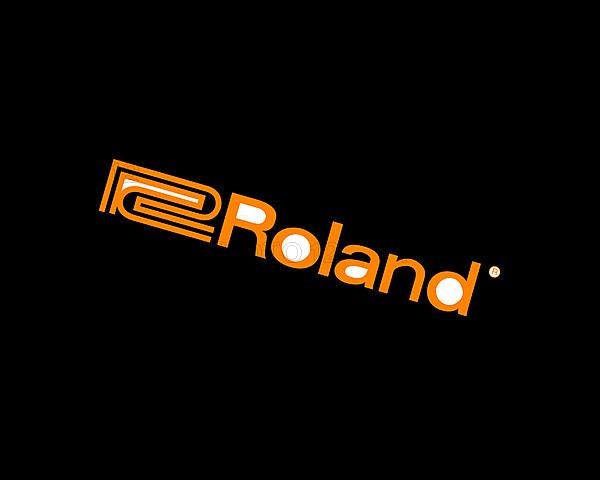 Roland Corporation, rotated logo