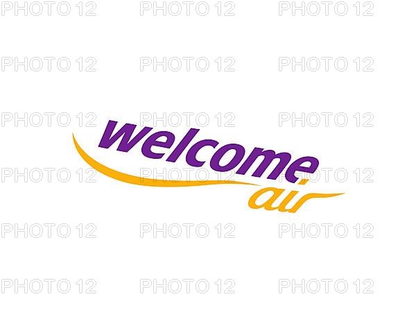 Welcome Air, rotated logo