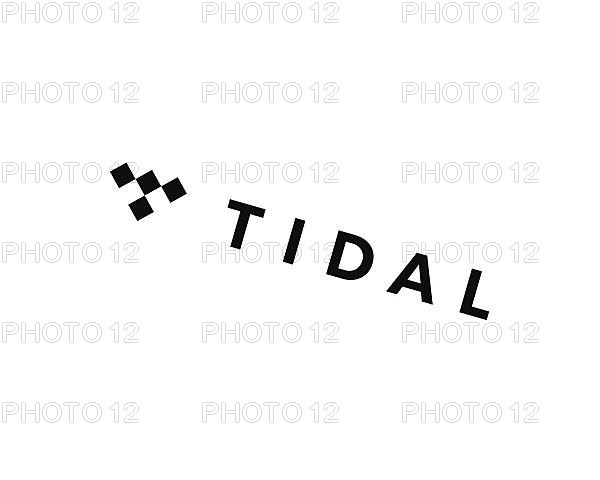 Tidal service, rotated logo