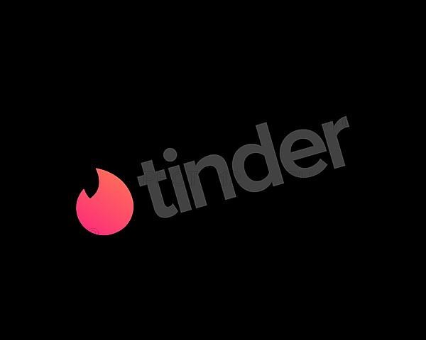 Tinder app, rotated logo