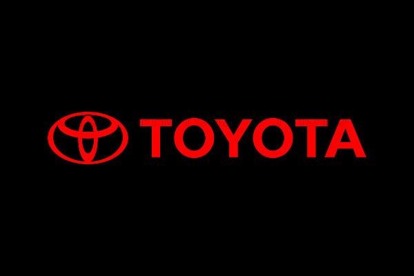 Toyota Canada Inc. logo, black background