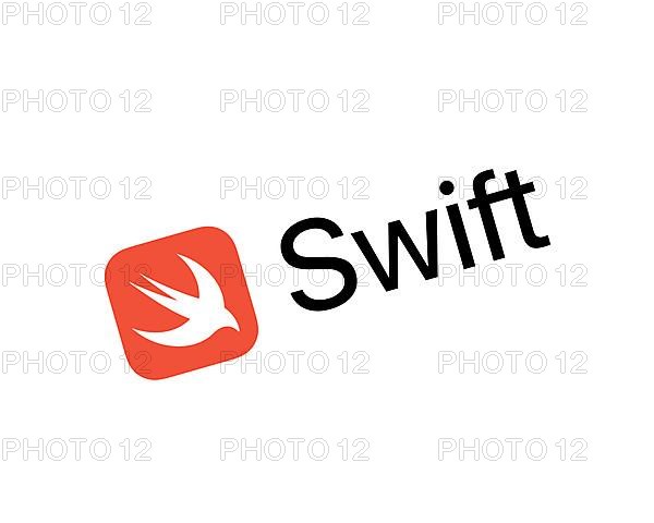 Swift programming language, rotated logo