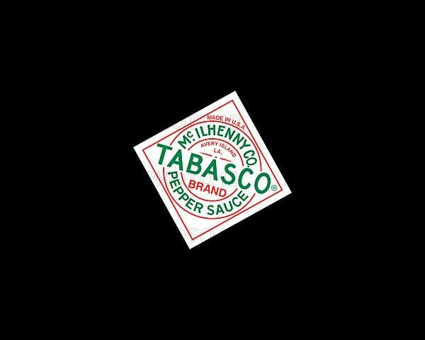 Tabasco sauce, rotated logo