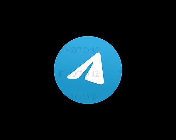 Telegram software, rotated logo