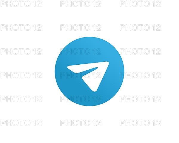 Telegram software, rotated logo