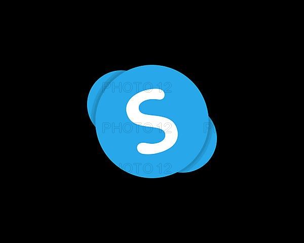 Skype, rotated logo