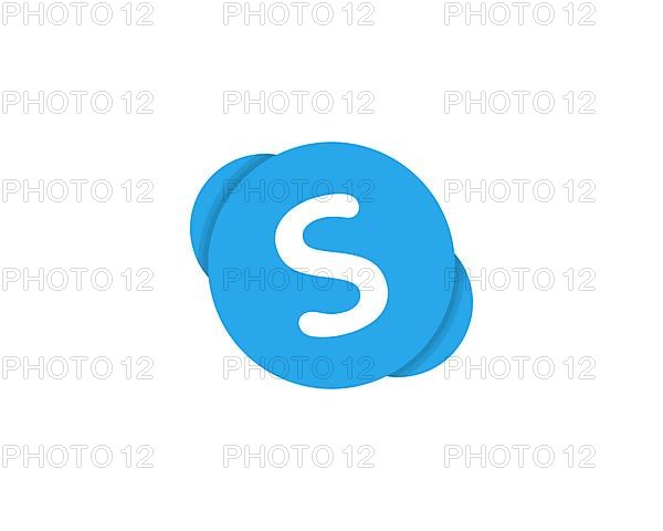 Skype, rotated logo