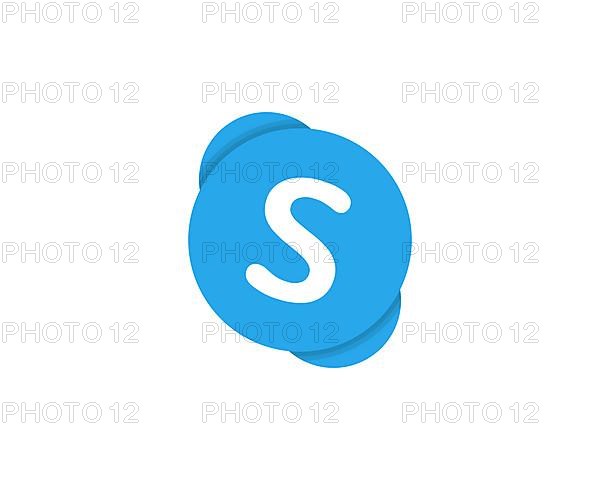 Skype, rotated logo