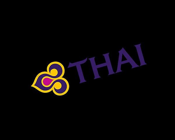 Thai Airways, rotated logo