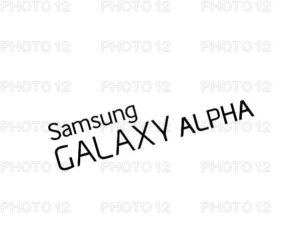 Samsung Galaxy Alpha, rotated logo