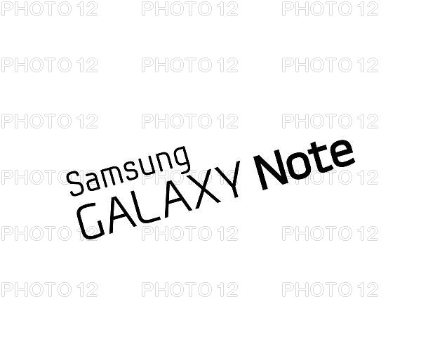 Samsung Galaxy Note original, rotated logo