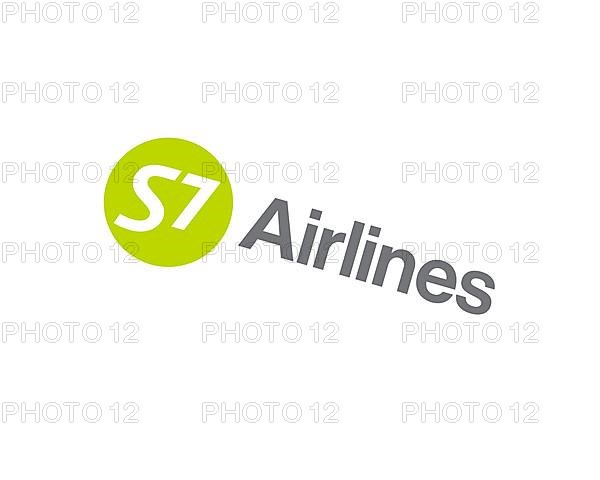 S7 Airline, rotated logo