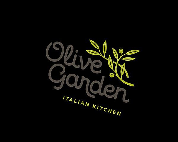 Olive Garden, rotated logo