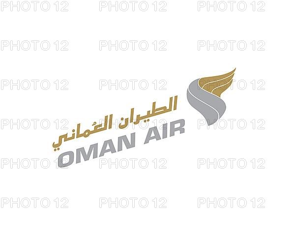Oman Air, rotated logo