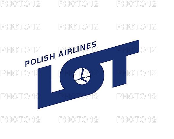 LOT Polish Airline, rotated logo