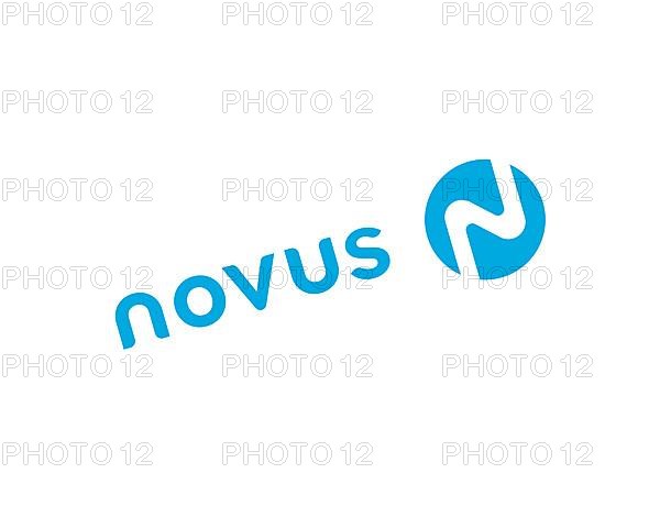 Novus entertainment company, rotated logo