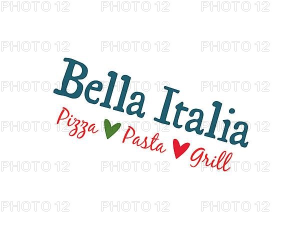 Bella Italia, rotated logo