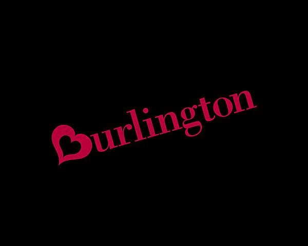 Burlington department store, rotated logo