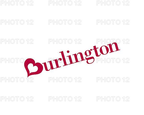 Burlington department store, rotated logo