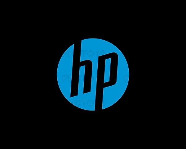 Hewlett Packard, rotated logo