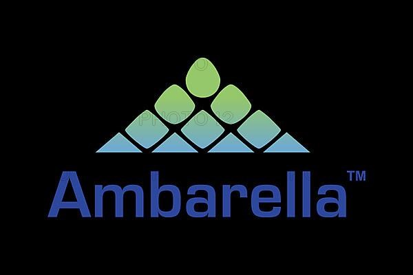 Ambarella Inc. logo, black background