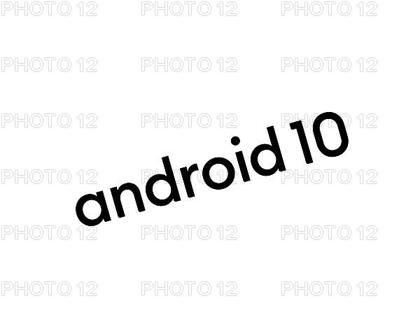 Android 10, Rotated Logo