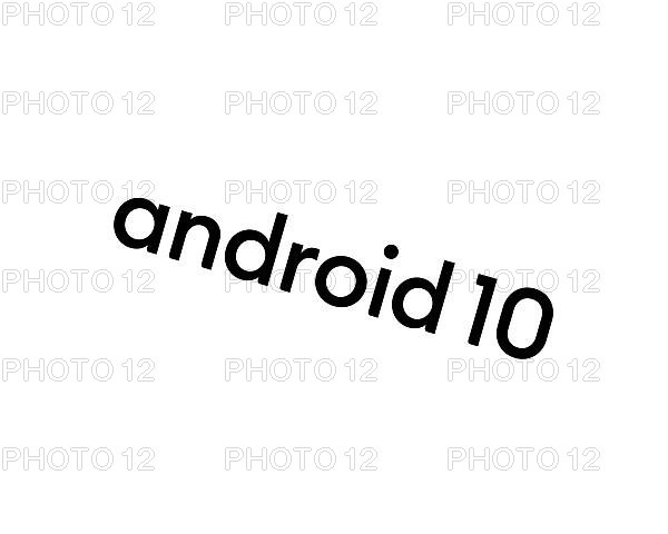 Android 10, Rotated Logo