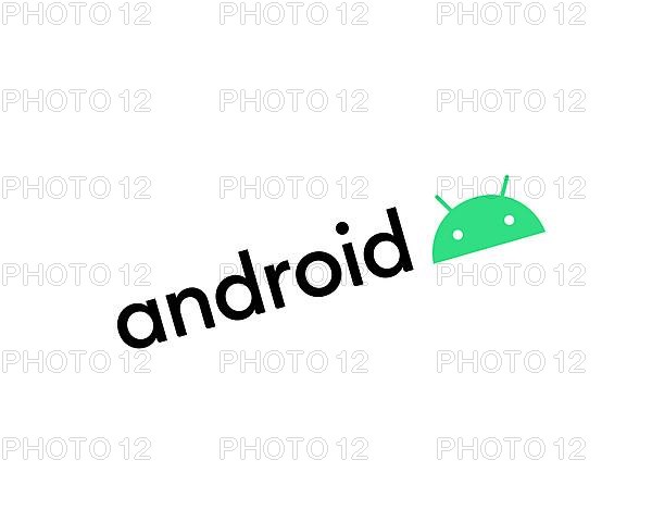 Android operating system, rotated logo