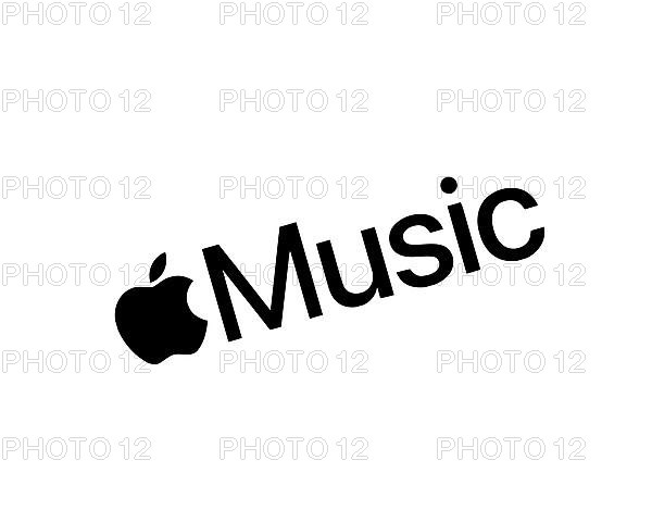 Apple Music, rotated logo