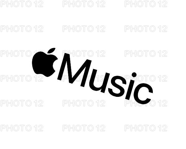 Apple Music, rotated logo